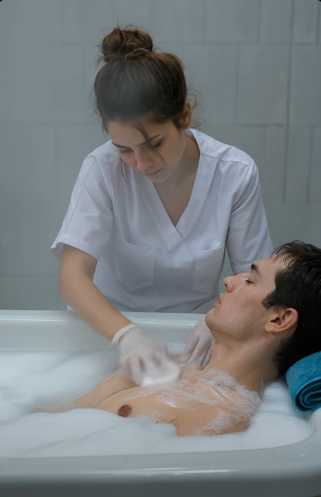 Da ne bi ostala bez posla, medicinska sestra je pristala da okupa paralizovanog mladića – ali tokom kupanja, vidjela je nešto zbog čega se smrzla od straha - featured image Da ne bi ostala bez posla, medicinska sestra je pristala da okupa paralizovanog mladića – ali tokom kupanja, vidjela je nešto zbog čega se smrzla od straha - featured image