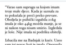 “Varao sam suprugu sa kojom imam troje djece a ona je pokusavala preci preko toga pa se razbolila…” “Varao sam suprugu sa kojom imam troje djece a ona je pokusavala preci preko toga pa se razbolila…” - featured image
