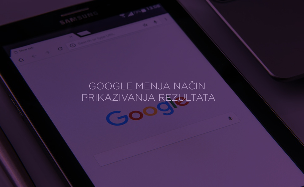 Google menja način prikazivanja rezultata pretraga