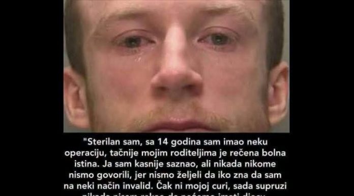 “Sa 14 godina sam imao neku operaciju “Sa 14 godina sam imao neku operaciju - featured image