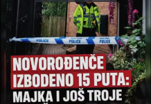 NOVOROĐENČE IZBODENO 15 PUTA: MAJKA I JOŠ TROJE OPTUŽENI ZA UBISTVO