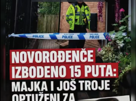 NOVOROĐENČE IZBODENO 15 PUTA: MAJKA I JOŠ TROJE OPTUŽENI ZA UBISTVO