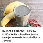 NAJBOLJI PRIRODNI LIJEK ZA PLUĆA: Dobitna Kombiinacija Dva Sastojka Oslobodit Će Vas Kašlja Za 3 DANA!