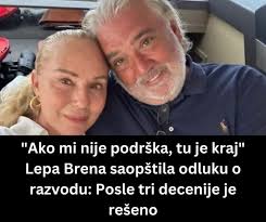 “Ako mi nije podrška, tu je kraj” Lepa Brena saopštila odluku o razvodu: Posle tri decenije je riješeno