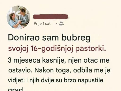 Donirala je bubreg pastorki da joj spasi život, a onda su muž i djevojka nestali bez traga: Godinama nije znala istinu