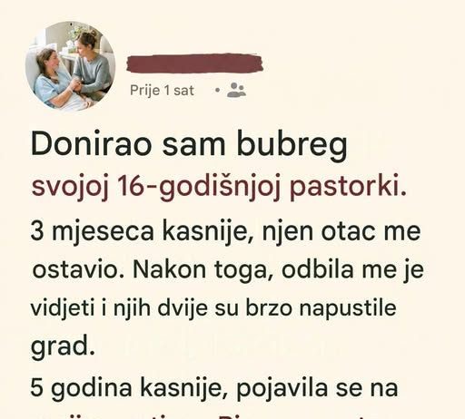 Donirala je bubreg pastorki da joj spasi život, a onda su muž i djevojka nestali bez traga: Godinama nije znala istinu